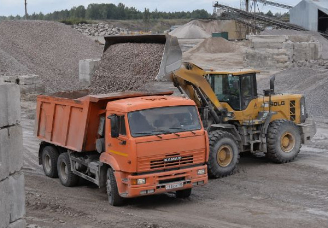 Гранитная крошка россыпью 